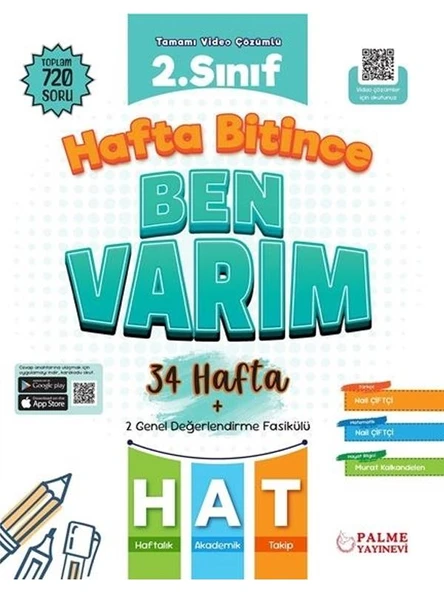 PALME 2.SINIF HAFTA BİTİNCE BEN VARIM (34 HAFTA) *YENİ* ürün görseli