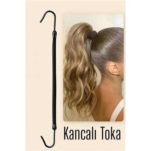 Kancalı At Kuyruğu Lastik Toka 1 ADET ürün görseli