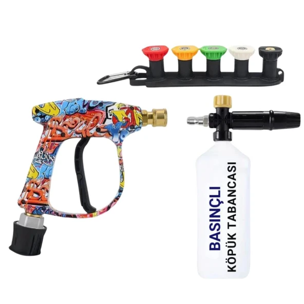 Coofbe Bosch Aquatak Serisi ile Uyumlu 5 Nozzle Set Bosch Basınçlı Araç Yıkama Tabancası Seti Basınçlı Yıkama Makinesi Bear - Resim 5