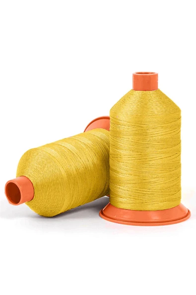 Durak Poly 3 Kat 1110 Sarı 2400 M Polyester Dikiş İpliği - Resim 2