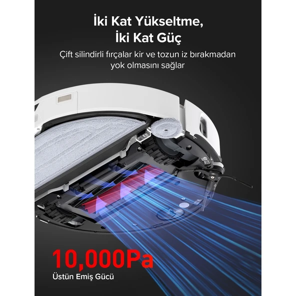 Roborock S8 Maxv Ultra Akıllı Robot Süpürge Beyaz - 2