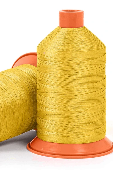 Durak Poly 3 Kat 1110 Sarı 2400 M Polyester Dikiş İpliği - Resim 3