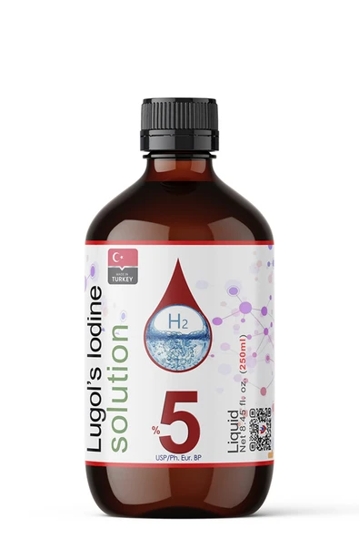 Lugol Çözeltisi %5 | 250 Ml | Cam Şişe ürün görseli