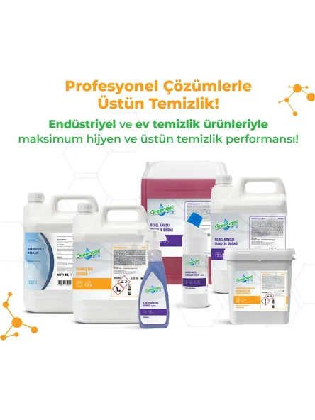 Greengel Glass Cleaner Plus-Cam Temizleme Ürünü 800 ml - Silikonlu - Resim 2