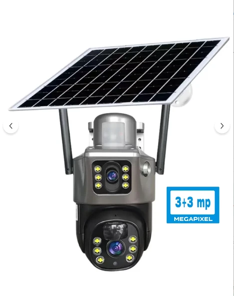 MPIA MIKA-4G 6MP 4K 4G Sim Kartlı Solar 2x12000mAH Sesli 360 PTZ Türkçe Uygulama Güvenlik Kamera - 3