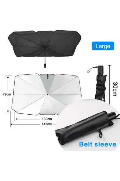Choice Katlanabilir Araba Ön Camı Güneşlik Şemsiye Araba Örtüsü Güneşlik Isı Yalıtımı Ön Cam İç... ürün görseli