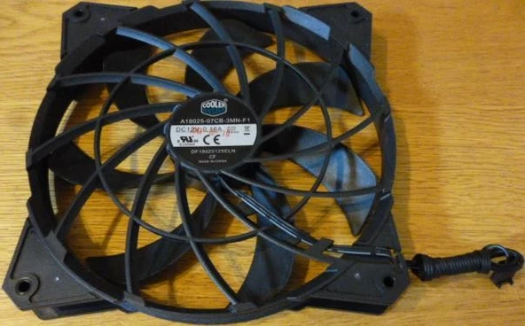 COOLER MASTER A20030-07CB-3MN-F1 DC12V 0.30A 200mm*200mm*30mm FAN ürün görseli 1