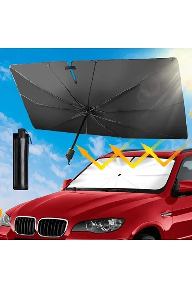 blisspremium Araba Oto Ön Cam Şemsiye Küçük Boy (140cm*79cm ). ürün görseli
