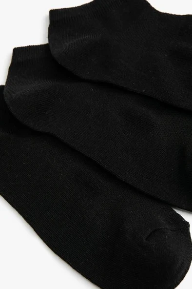 Koton Kadın Basic 3'lü Patik Çorap Seti - Resim 3