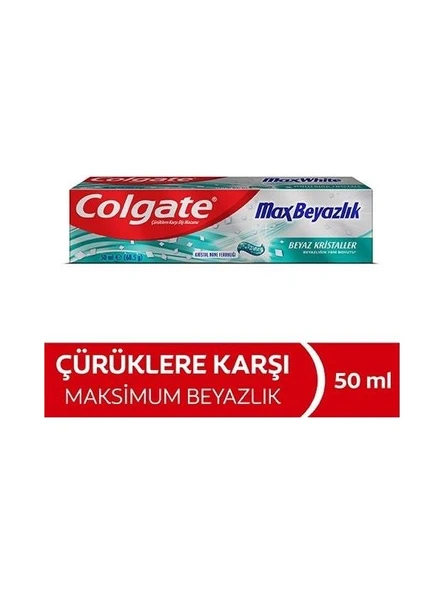 Colgate Max Whıte Beyaz Kristaller Macun 50 ml ürün görseli 1