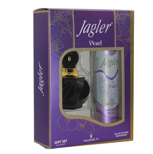 Jagler Pearl 60 ML Edt + 150 Ml Deodorant Kadın Parfüm Set ürün görseli