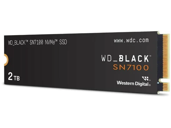 WD BLACK SN7100 2TB WDS200T4X0E 7250/6900MB/s PCIe Gen4 M.2 2280 NVMe SSD ürün görseli