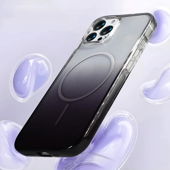 Apple iPhone 16 Pro Max Kılıf M-Safe Şarj Özellikli Zore Septik Silikon Kapak - 10