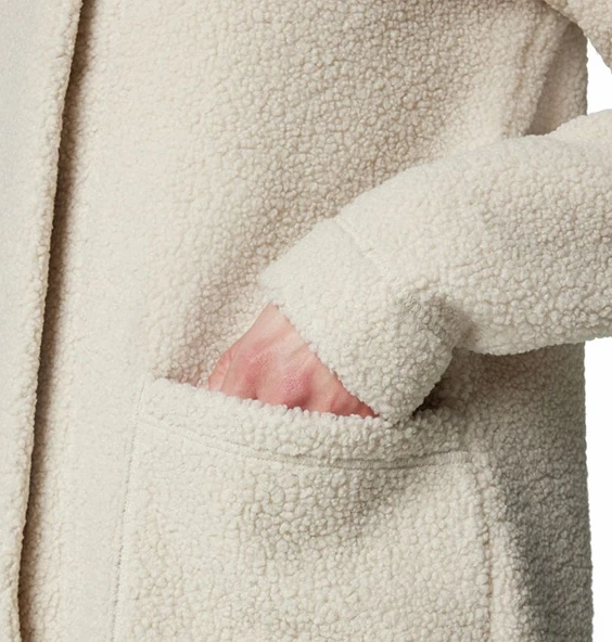 Columbia Panorama™ Long Jacket Bej Kadın Outdoor Polar Ceket AL1333 - Resim 7