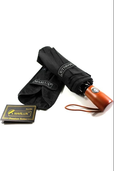 Marlux Wood Series Tam Otomatik 10 Telli Lüx Unisex Şemsiye ürün görseli 1