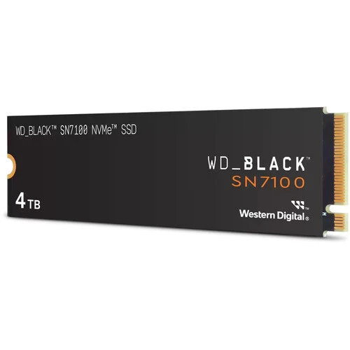 WD BLACK SN7100 4TB WDS400T4X0E 7000/6700MB/s PCIe Gen4 M.2 2280 NVMe SSD ürün görseli