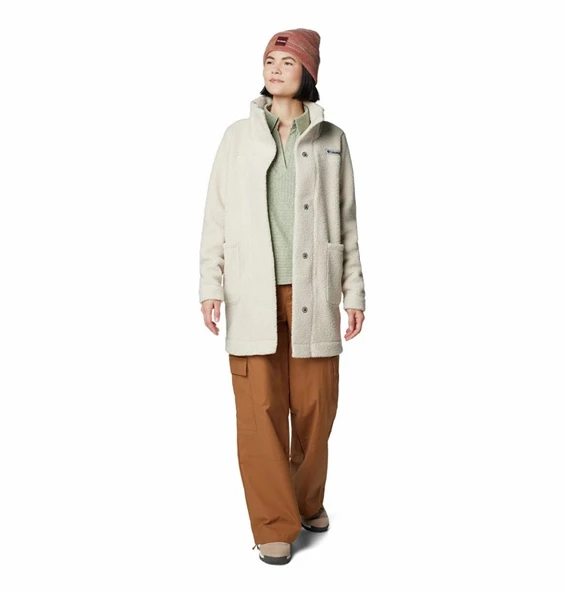 Columbia Panorama™ Long Jacket Bej Kadın Outdoor Polar Ceket AL1333 - Resim 8