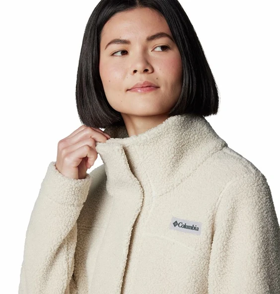 Columbia Panorama™ Long Jacket Bej Kadın Outdoor Polar Ceket AL1333 - Resim 6