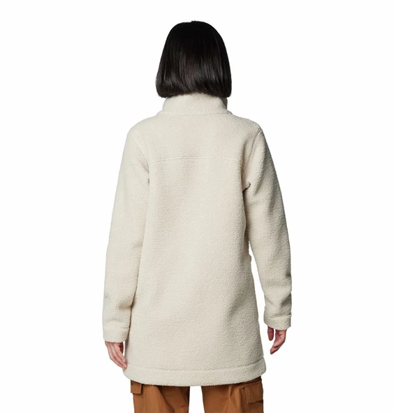 Columbia Panorama™ Long Jacket Bej Kadın Outdoor Polar Ceket AL1333 - Resim 2