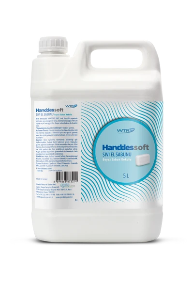 WTR Handdes Soft Sıvı El Sabunu 5L -Beyaz Sabun Kokulu ürün görseli 1