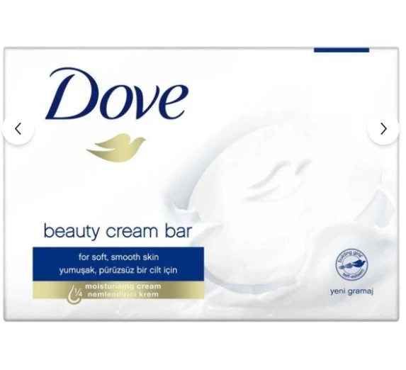 Dove Beauty Cream Bar Original Yumuşak Pürüzsüz Bir Cilt İçin Nemlendirici Krem Sabun 90 gr
