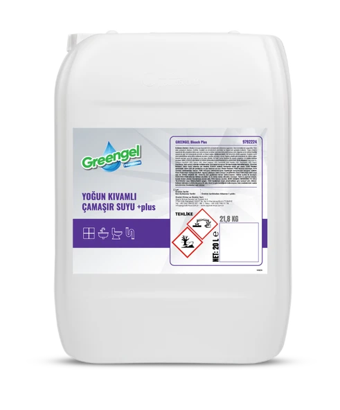 Greengel Bleach Plus-Yoğun Kıvamlı Çamaşır Suyu 20 L ürün görseli