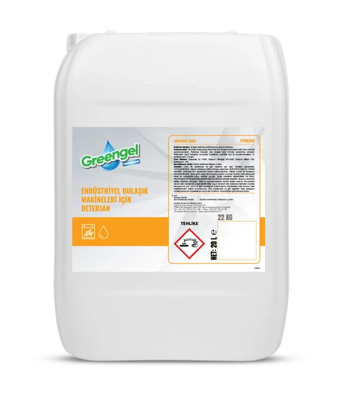 Greengel WMD 20L – Endüstriyel Bulaşık Makineleri için Deterjan ürün görseli 1