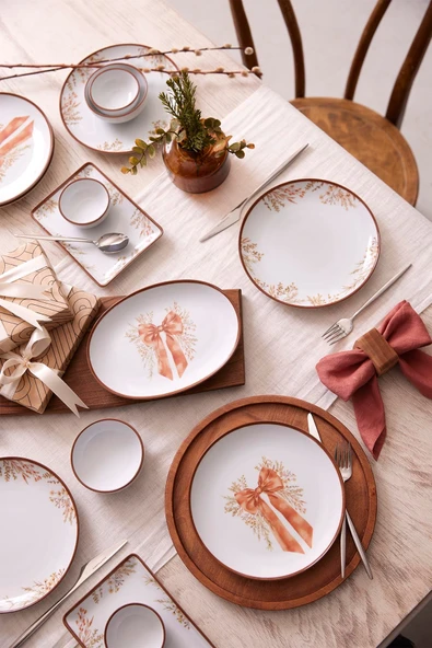 Kütahya Porselen Serenza 14 Parça 6 Kişilik Kahvaltı Takımı ürün görseli 1