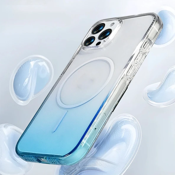 Apple iPhone 16 Pro Max Kılıf M-Safe Şarj Özellikli Zore Septik Silikon Kapak - 7