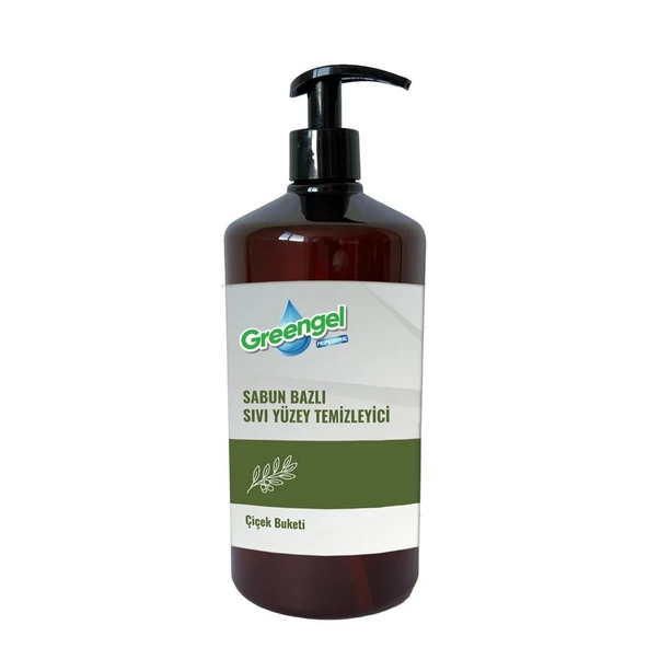 Greengel Sabun Bazlı Sıvı Yuzey Temizleyici- Çiçek Buketi- 1L  - ürün görseli 1