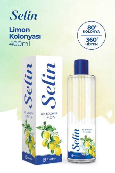 Selin SELİN LİMON KOLONYASI 900 ML +SELİN LİMON KOLONYASI 400ML - 6