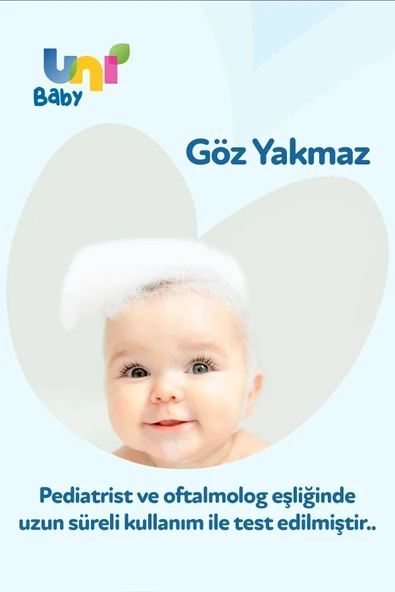 Uni Baby Saç Ve Vücut Şampuan 900 ml 3'lü - 7