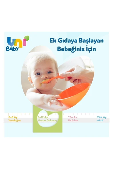 Uni Baby Hassas Dokunuş Islak Mendil 52 Li X 12 Adet - 4