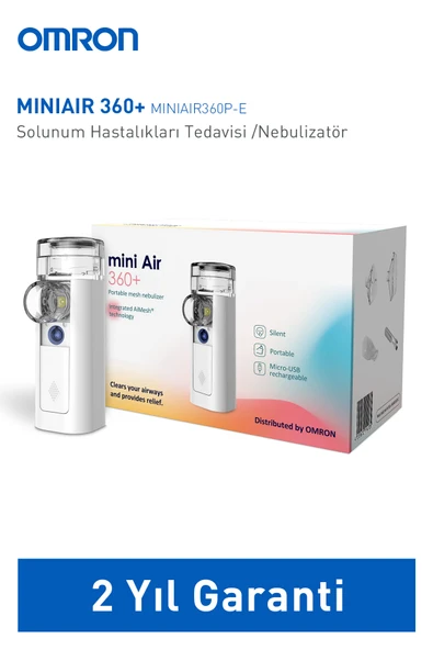 Omron Mini Hava 360 Taşınabilir Mesh Nebulizatör 4015672114135
