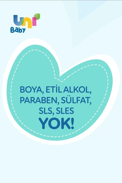 Uni Baby Saç Ve Vücut Şampuan 900 ml 3'lü - 8