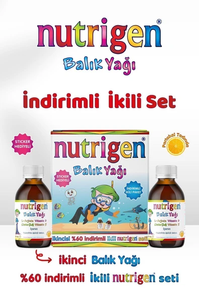 Nutrigen Balık Yağı Şurup Kofre (2.si %60 Sticker )