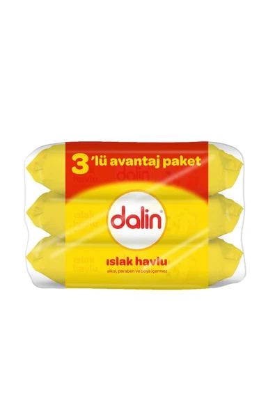 Dalin Dali̇n Islak Mendi̇l 56 Lı X 3 Paket