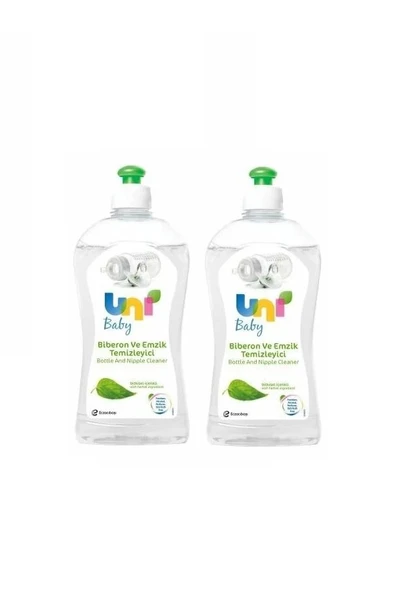 Uni Baby Paraben Içermeyen Biberon Emzik Temizleyici 500 Ml*2 Adet