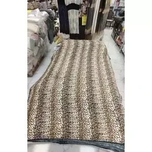 Aksu Safari Çift Kişilik Ultra Yumuşak Embos Vizon Battaniye (200x240)-Leopar Bej