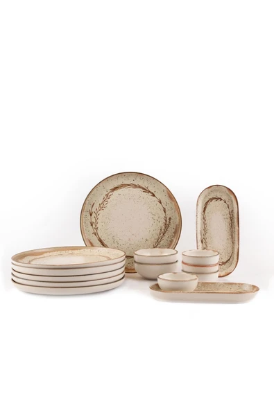 Kütahya Porselen 880914 14 Parça 6 Kişilik Kahvaltı Takımı - Resim 3