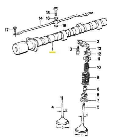 Bmw Eksantrık MILI Bmw E30 E36 E34 M40 - Estas Est04018 ürün görseli