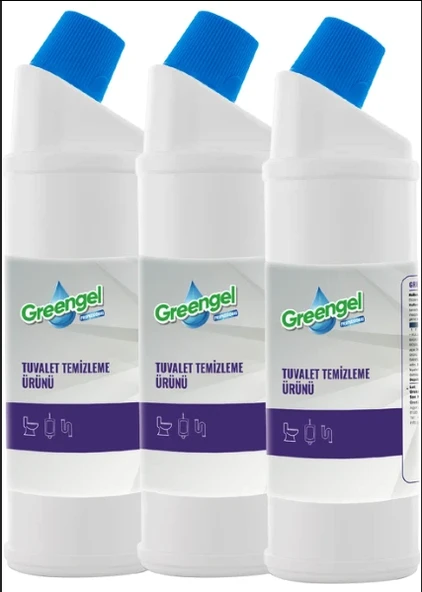 Greengel WC-Tuvalet Temizleyeci 1L 3'lü Paket ürün görseli 1