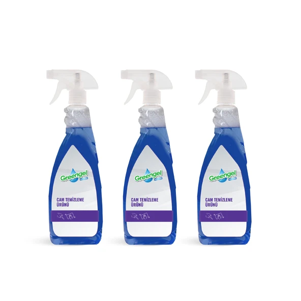 Greengel Glass Cleaner-Cam Temizleme Ürünü 800 ml 3'lü Paket ürün görseli