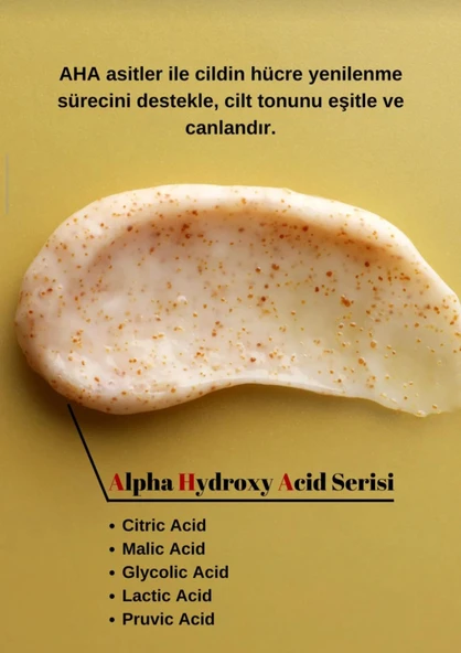 Elvons Scrub, Kayısı Parçacıklı Yüz, Vücut Peeling, Ölü Hücre Temizleme, Malik Asit, Glikolik Asit, 150 m - 2