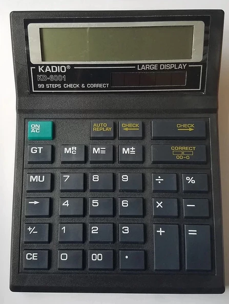 Kd-6001 Hesap Makinası ürün görseli 1