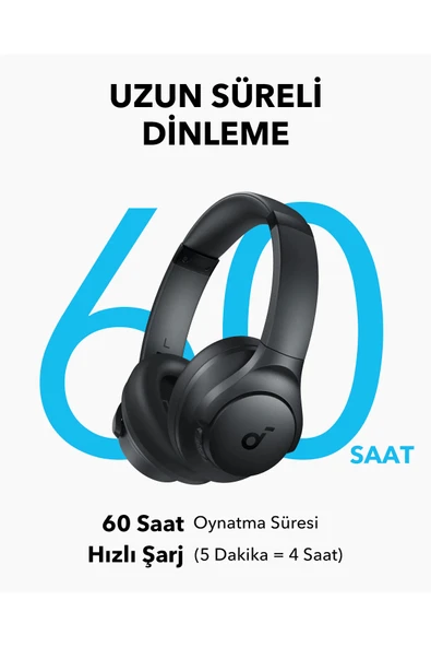 Anker Soundcore Q11i Kablosuz Kulak Üstü Bluetooth Kulaklık - Siyah - A3005 - 4