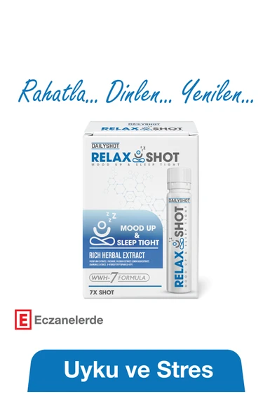 hangover Shot RelaxShot Stressiz ve Derin Uyku, Relax Shot Bitkisel Uyku Düzenleyici - Resim 6