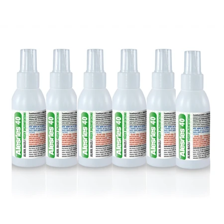 WTR Alesdes 40 Alkol Bazlı Yüzey Dezenfektanı 100 ml - 6'li Paket ürün görseli 1