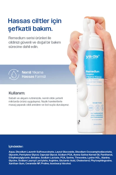 ya da multicosmetics Remedium Onarıcı ve Arındırıcı Yüz Yıkama Köpüğü - Resim 4
