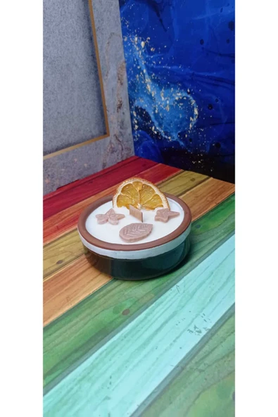 Pinhomedizayn Çömlek Kase De Kokulu Mum & Kandil - 2
